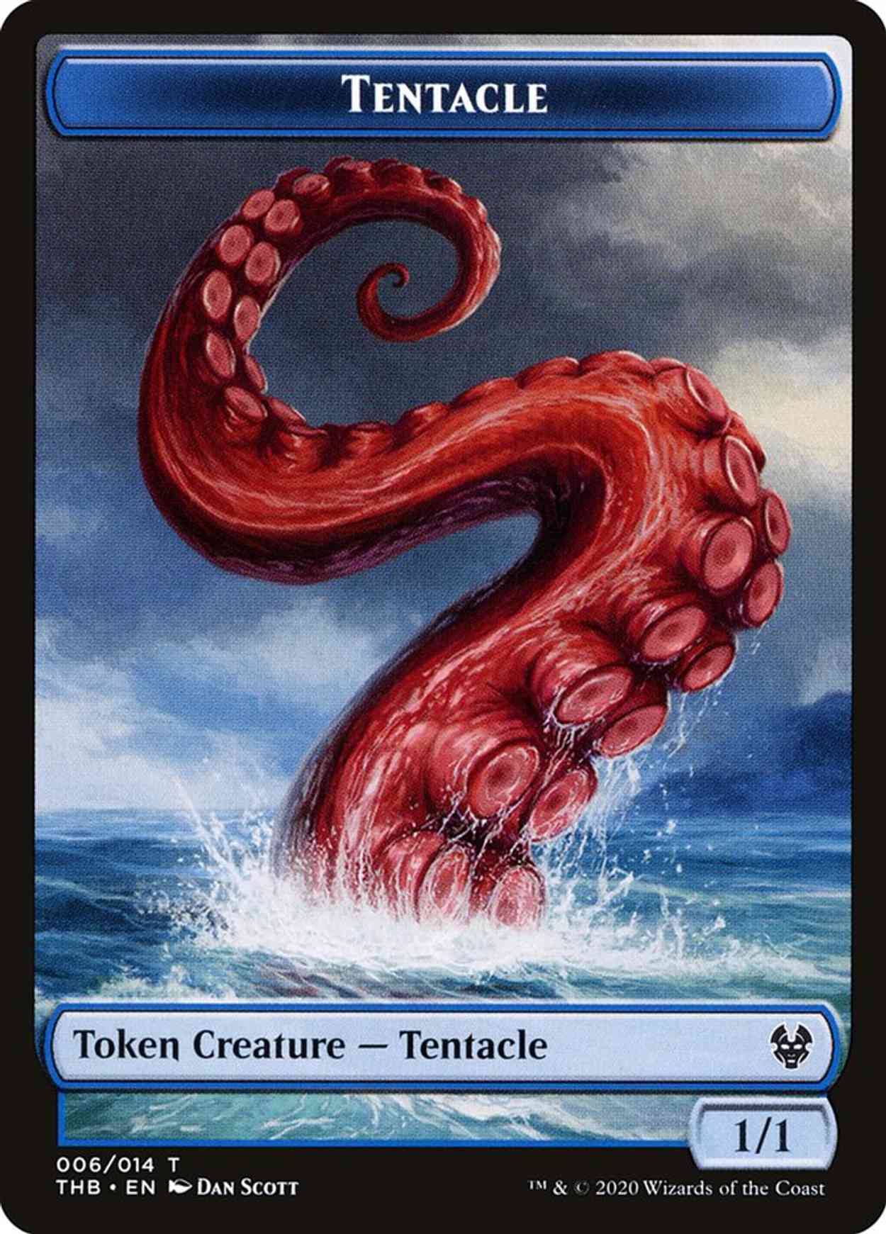 Tentacle // Satyr Double-sided Token magic card front