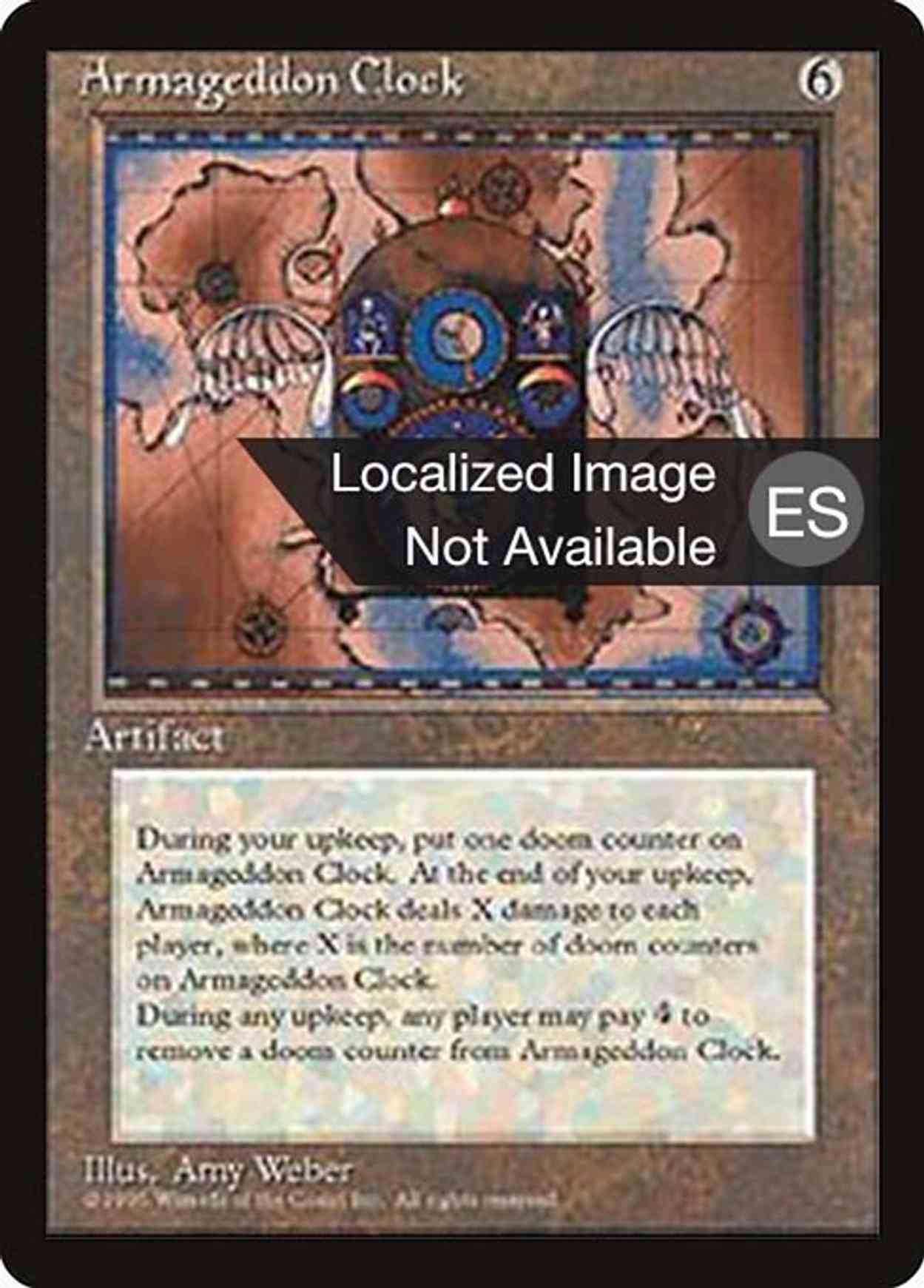 Armageddon Clock magic card front