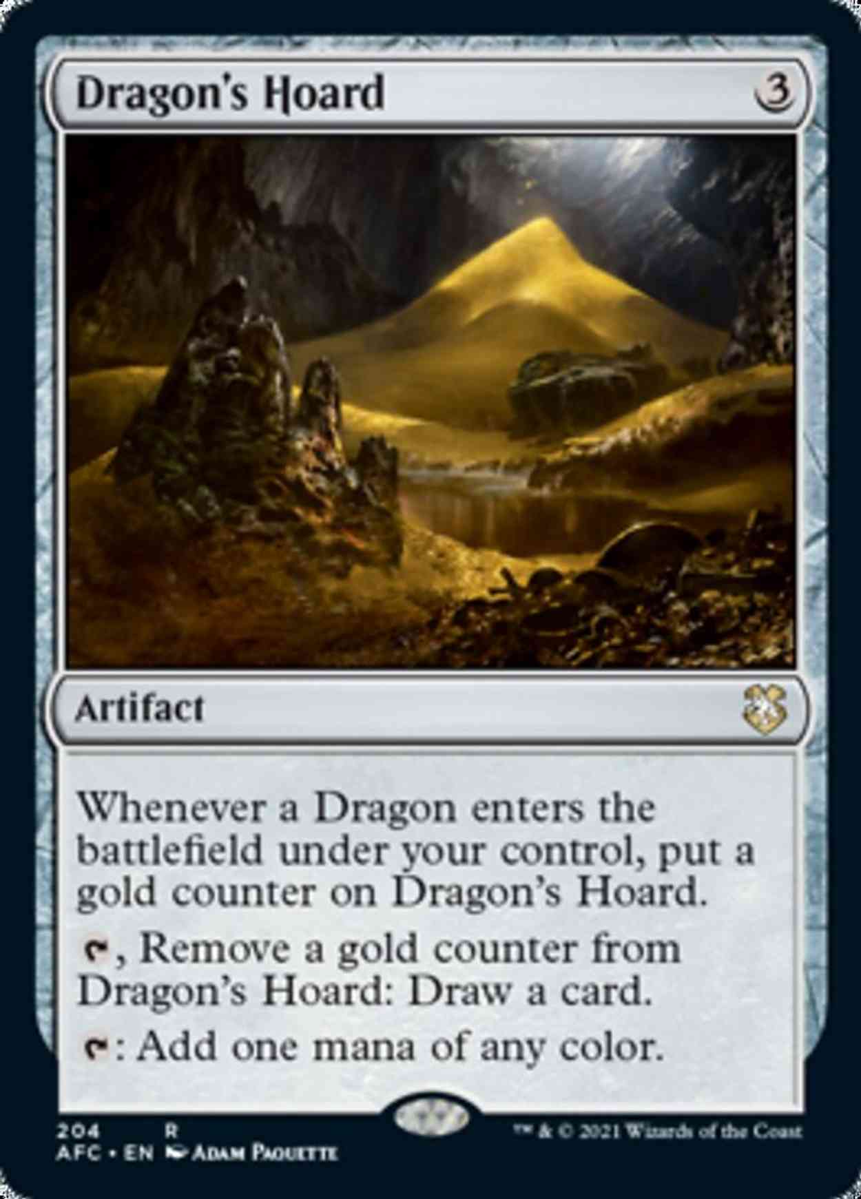 Dragon's Hoard magic card front