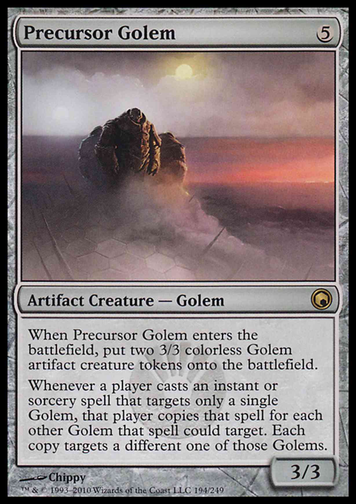Precursor Golem magic card front
