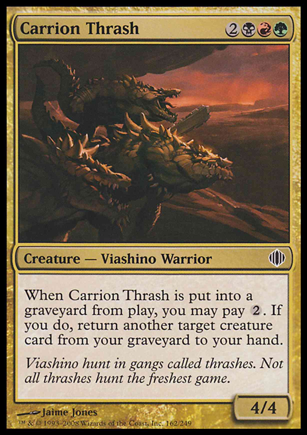 Carrion Thrash magic card front
