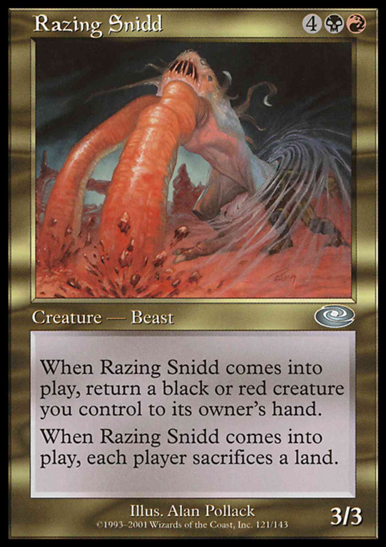 Razing Snidd magic card front