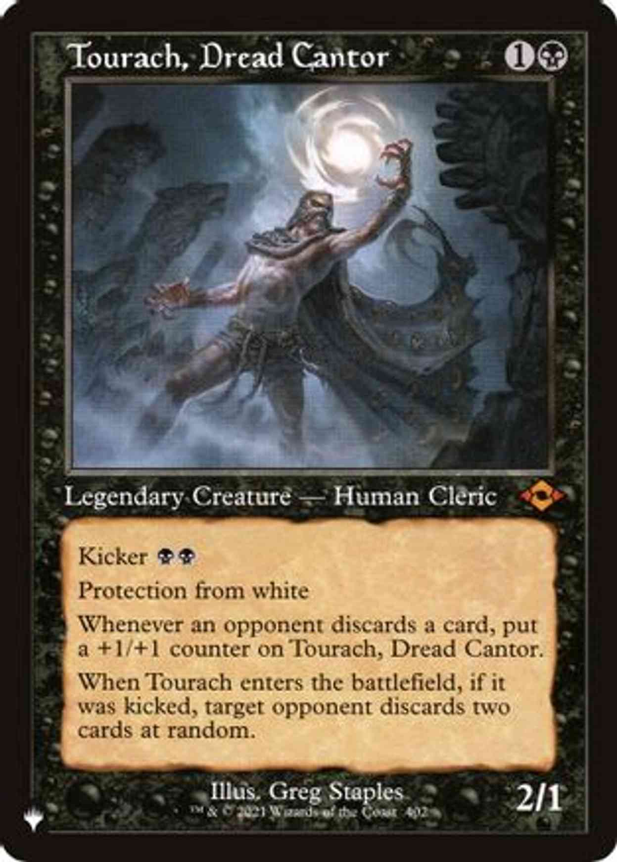 Tourach, Dread Cantor magic card front