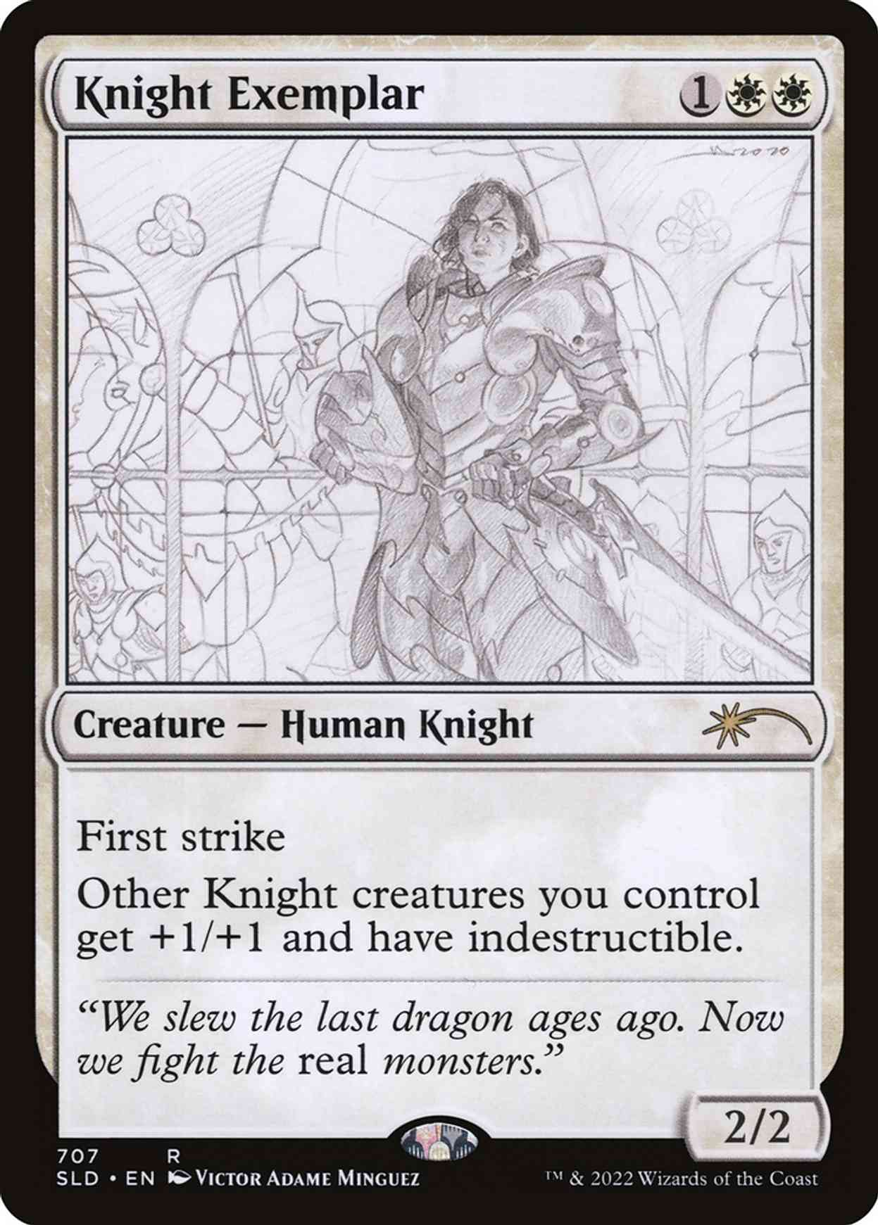 Knight Exemplar (707) magic card front
