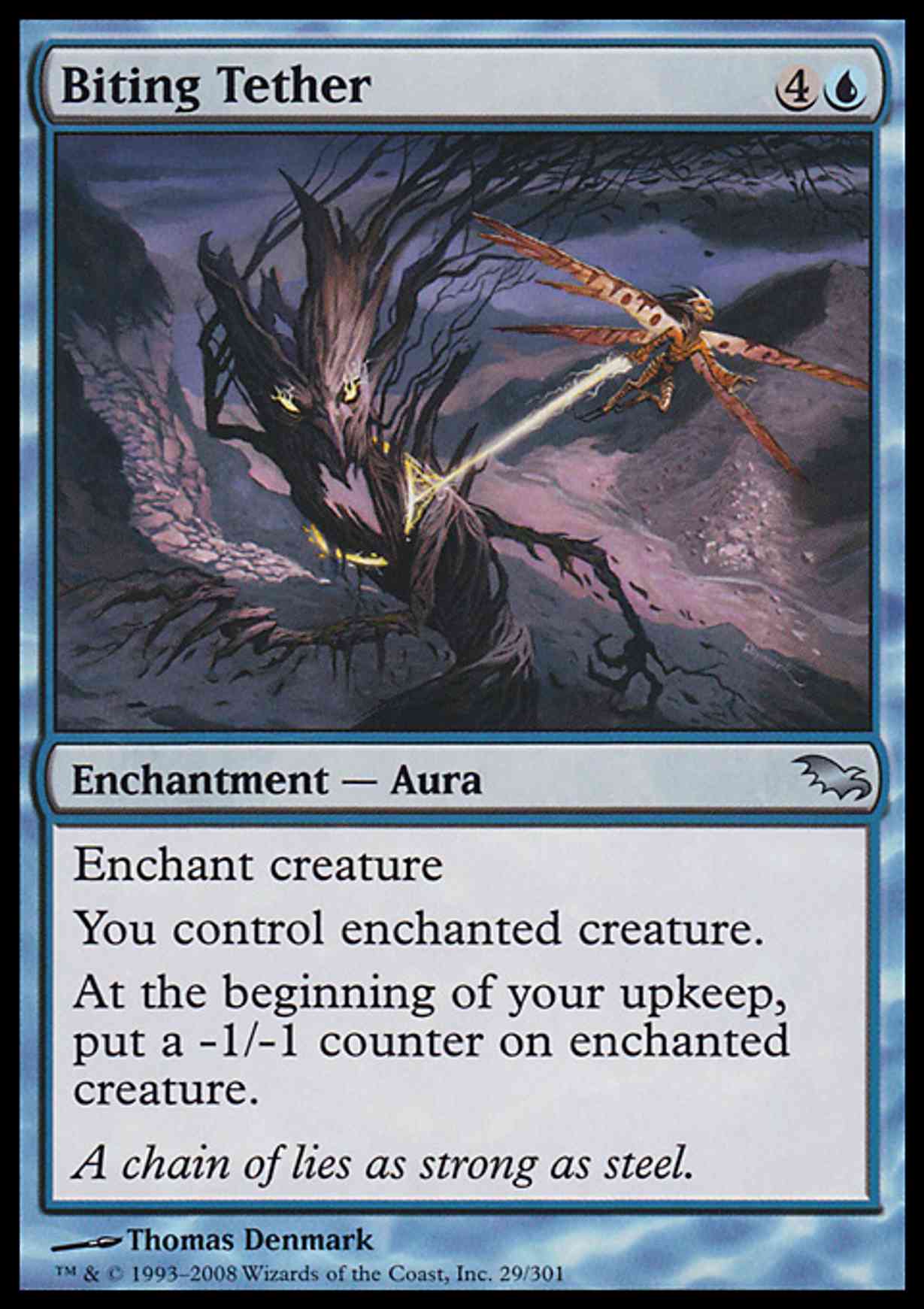 Biting Tether magic card front