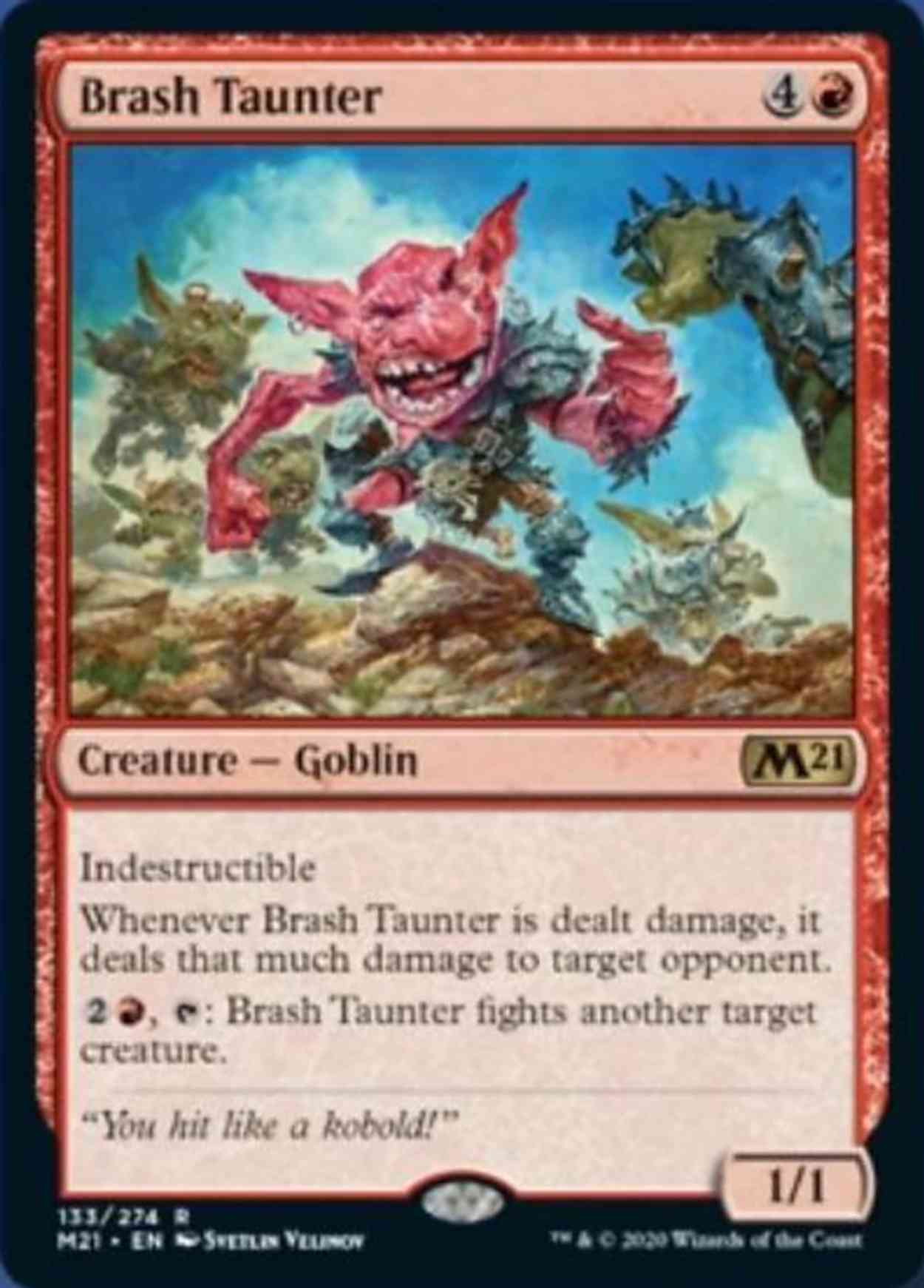 Brash Taunter magic card front