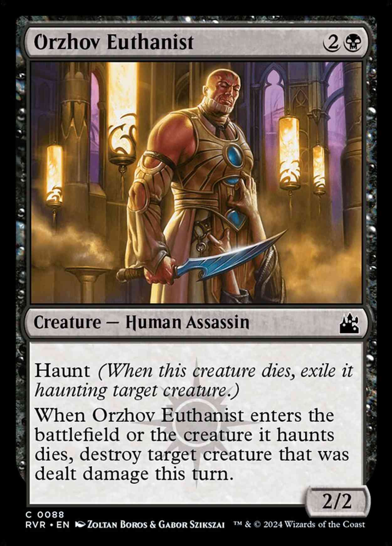 Orzhov Euthanist magic card front