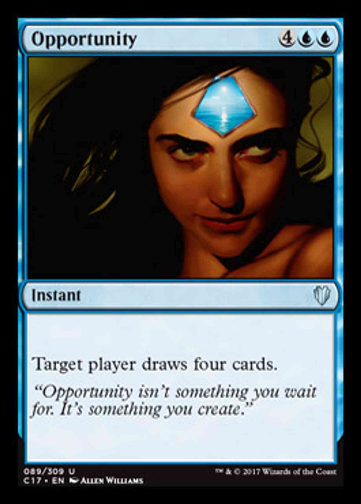 Opportunity magic card front