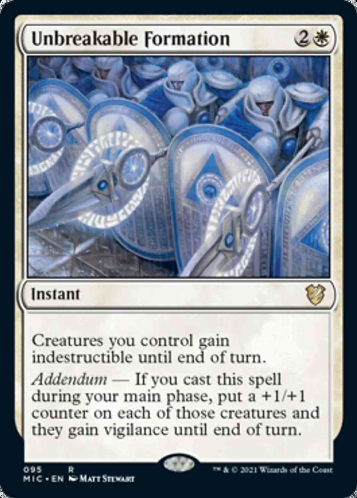 Unbreakable Formation magic card front
