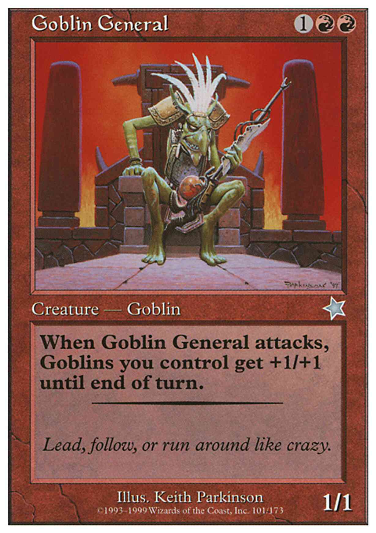 Goblin General magic card front