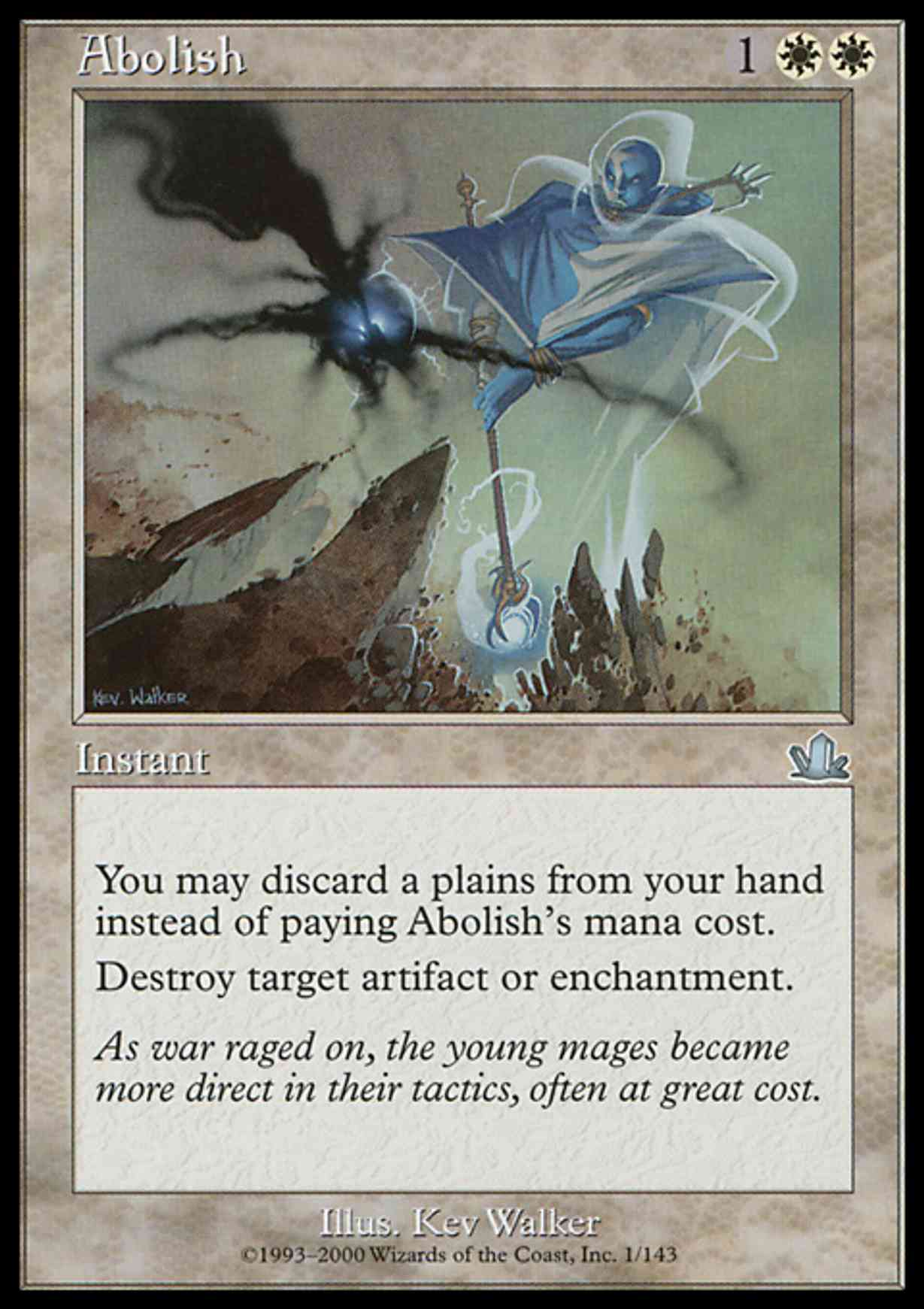 Abolish magic card front