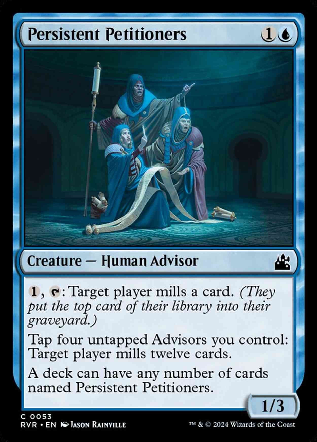 Persistent Petitioners magic card front