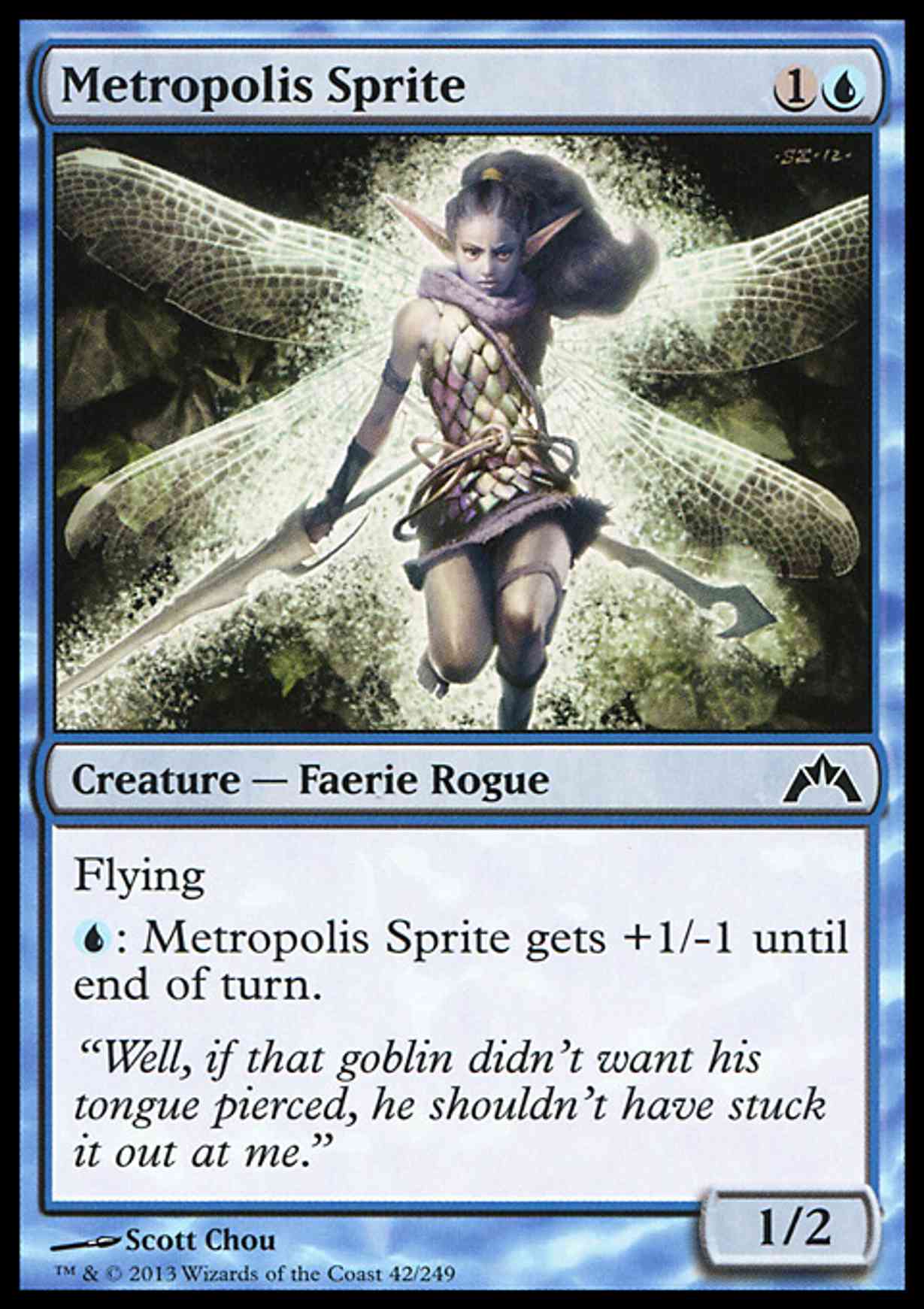 Metropolis Sprite magic card front