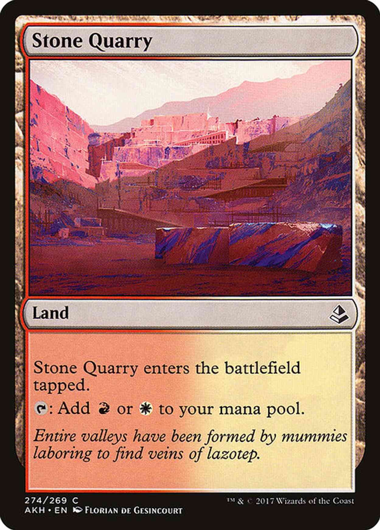 Stone Quarry magic card front