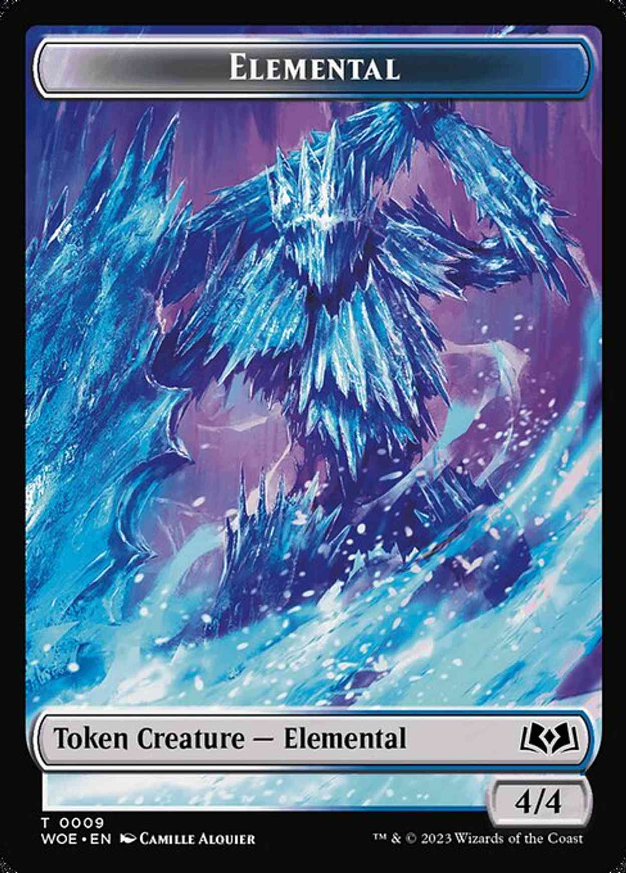 Elemental // Food (0011) Double-Sided Token magic card front