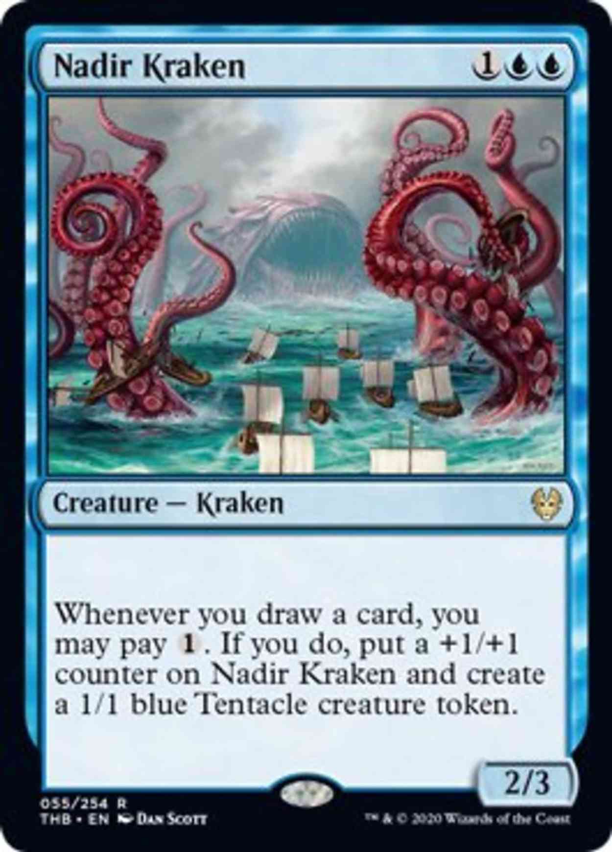 Nadir Kraken magic card front