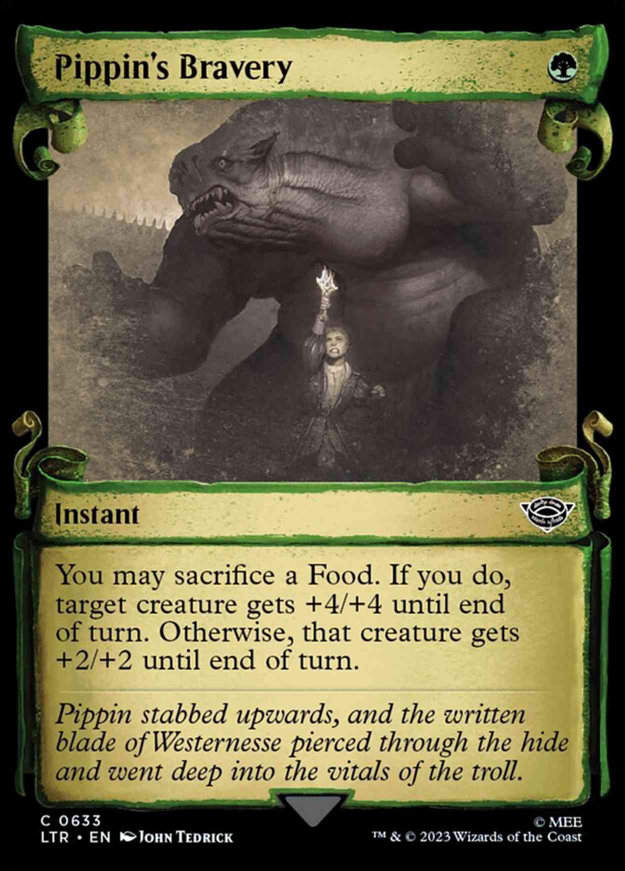 Pippin's Bravery (Showcase Scrolls) magic card front