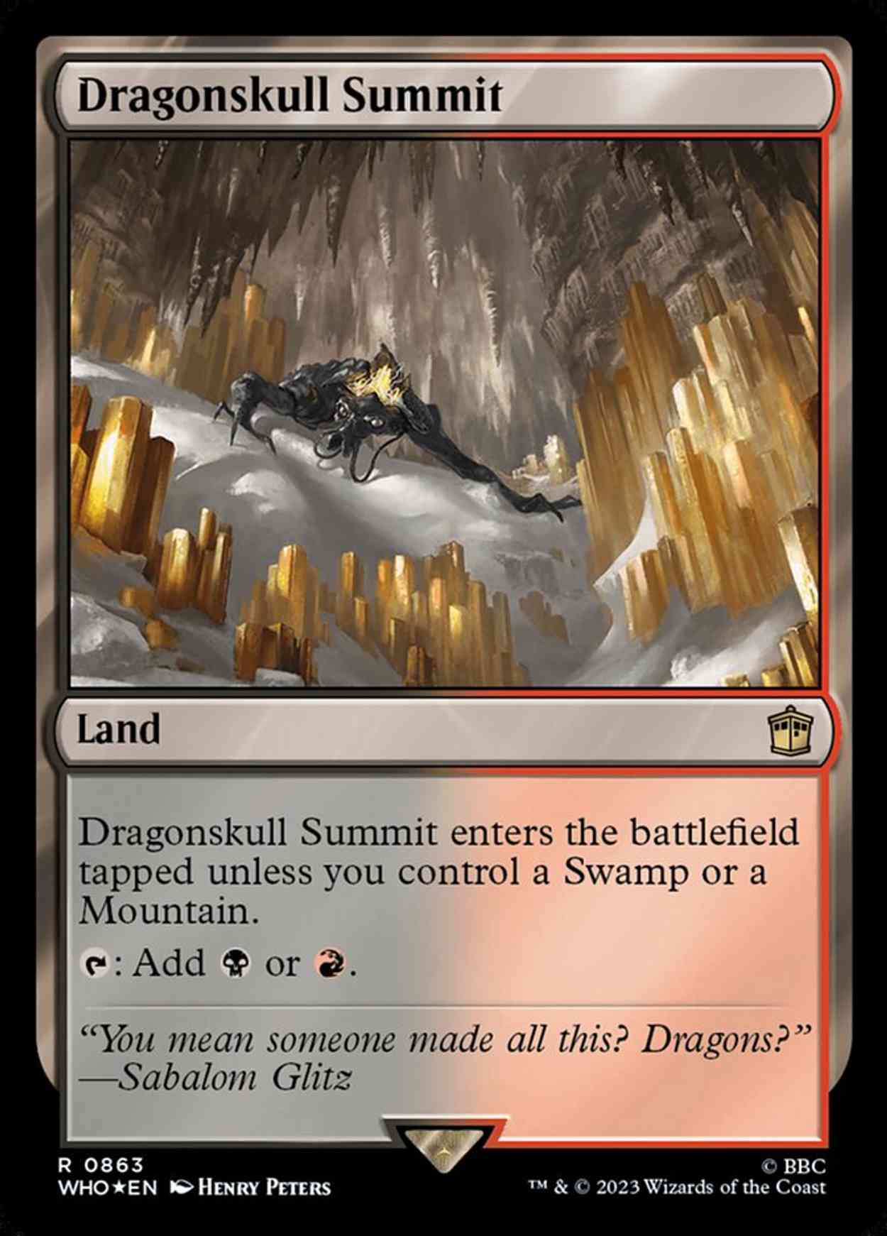 Dragonskull Summit (Surge Foil) magic card front