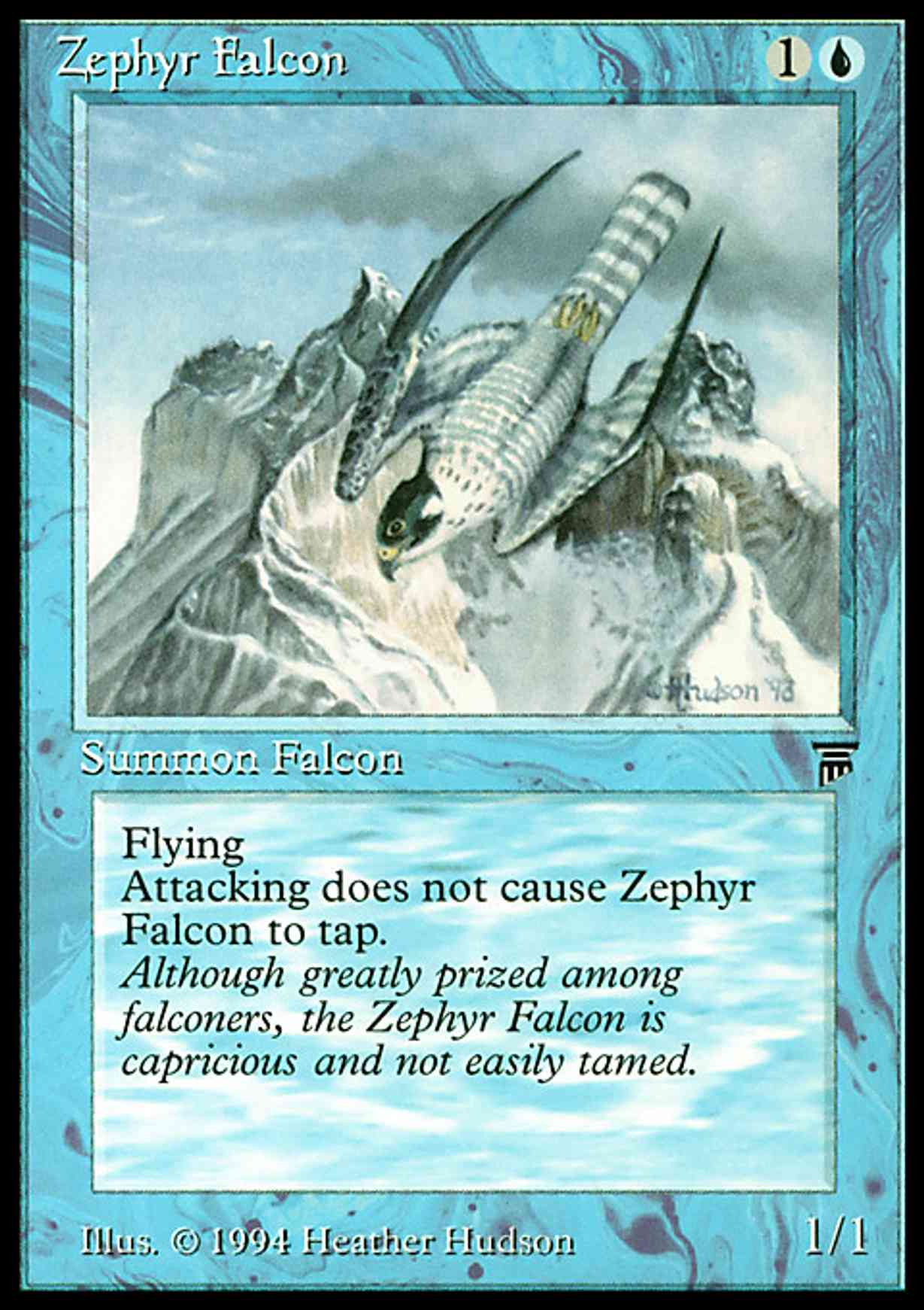 Zephyr Falcon magic card front