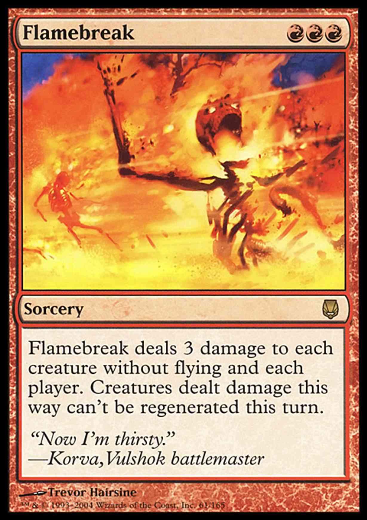 Flamebreak magic card front