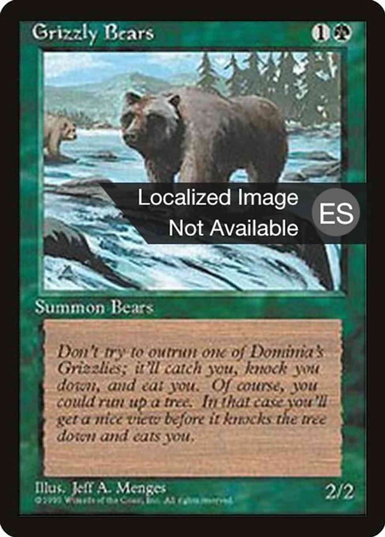 Grizzly Bears magic card front