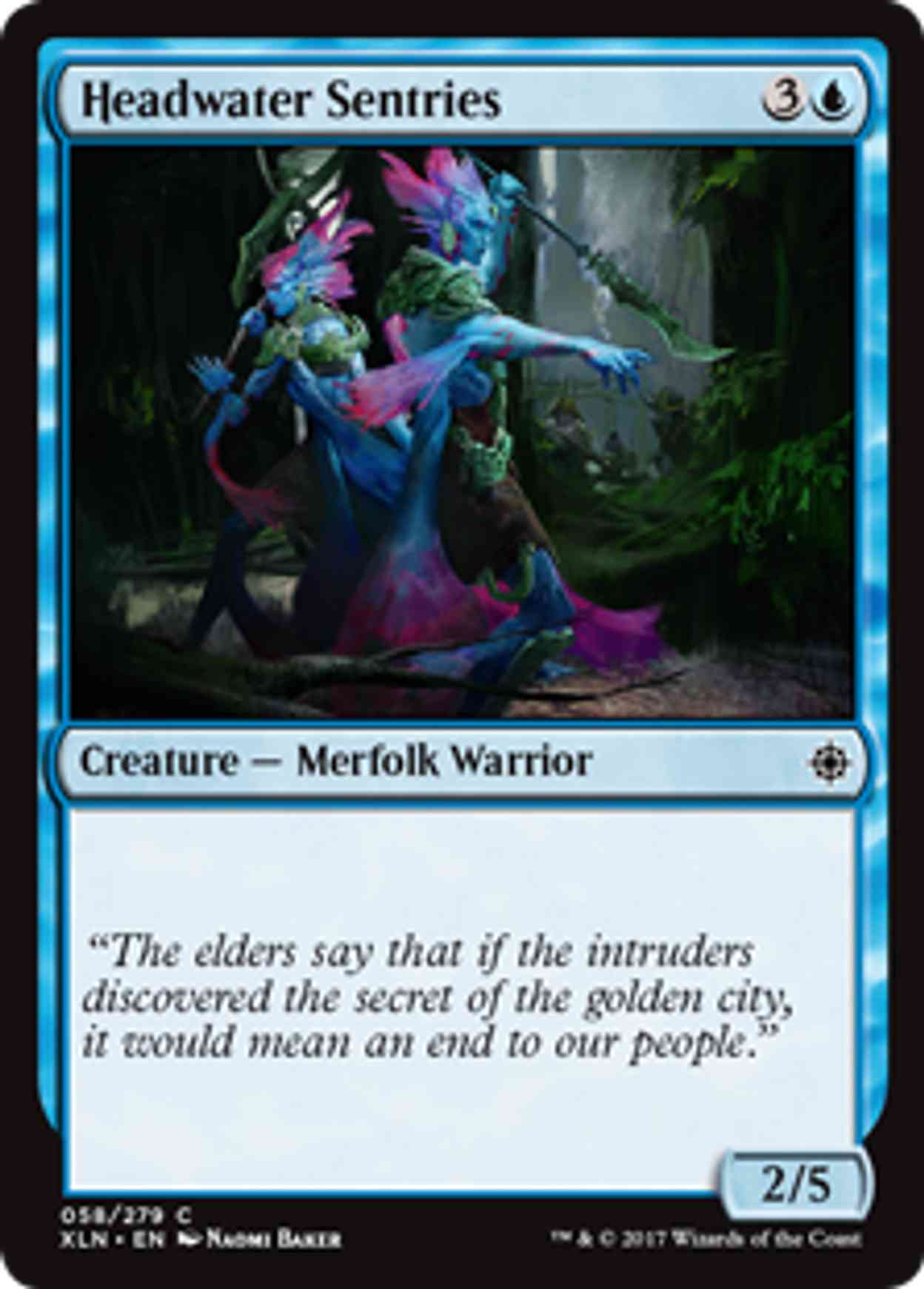 Headwater Sentries magic card front