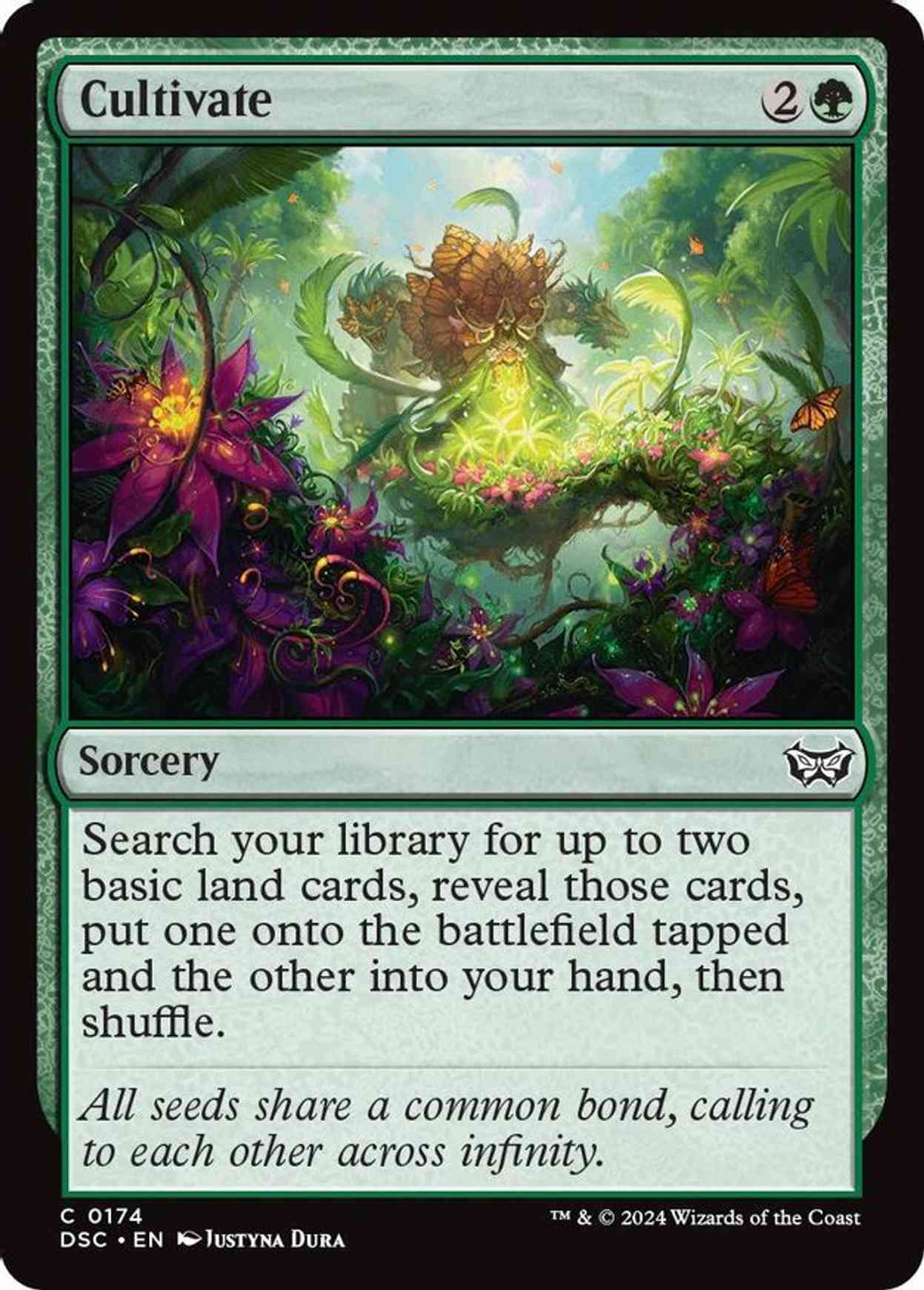 Cultivate magic card front