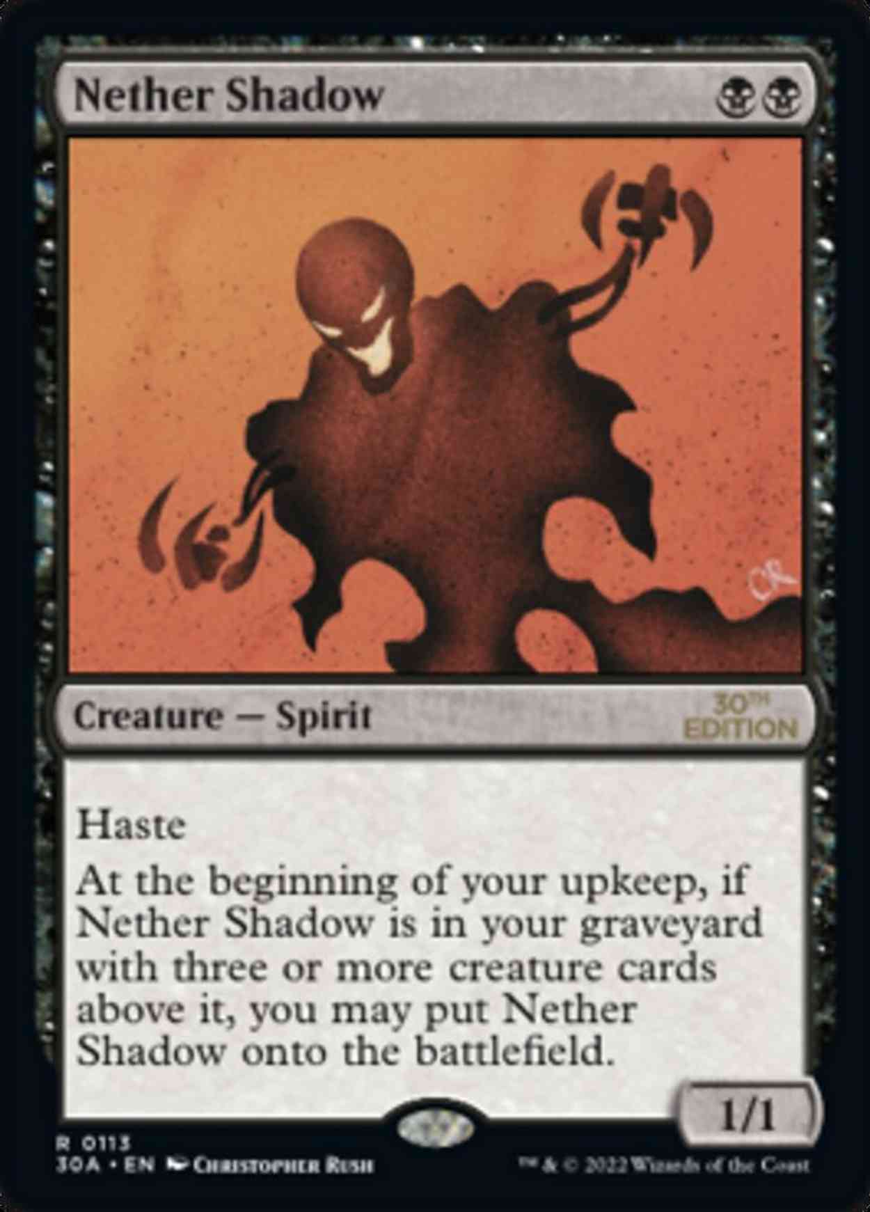 Nether Shadow magic card front