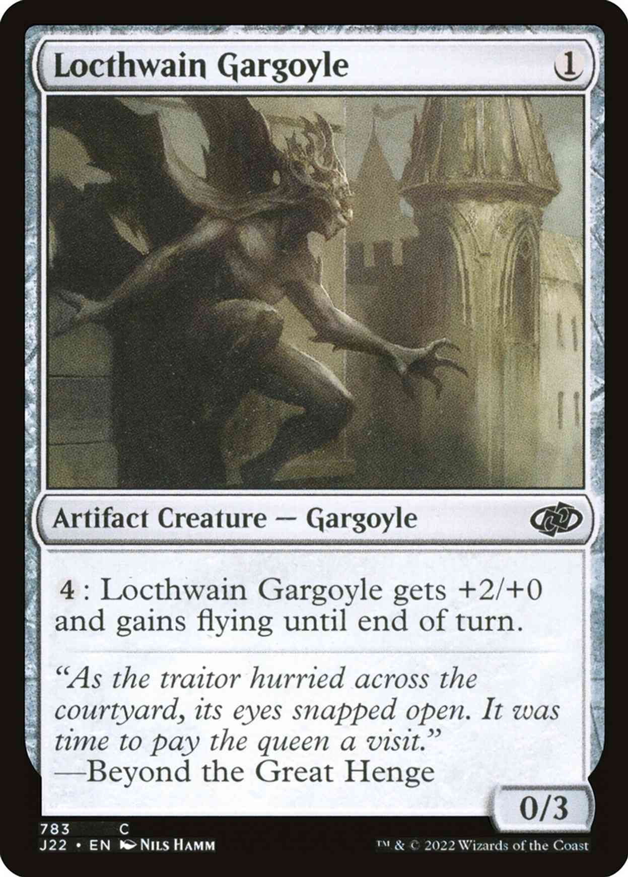 Locthwain Gargoyle magic card front