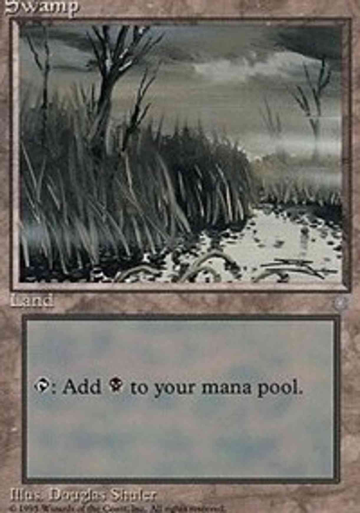 Swamp (354) magic card front