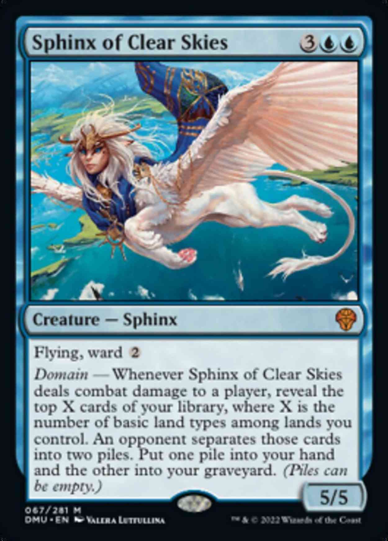 Sphinx of Clear Skies magic card front