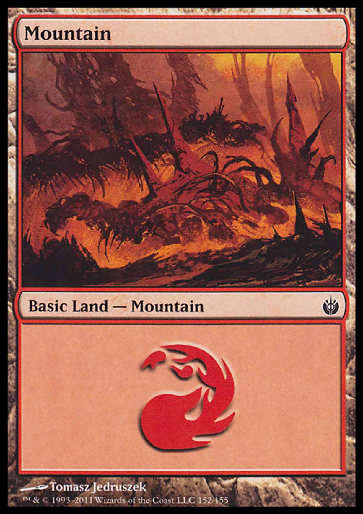Mountain (152) magic card front