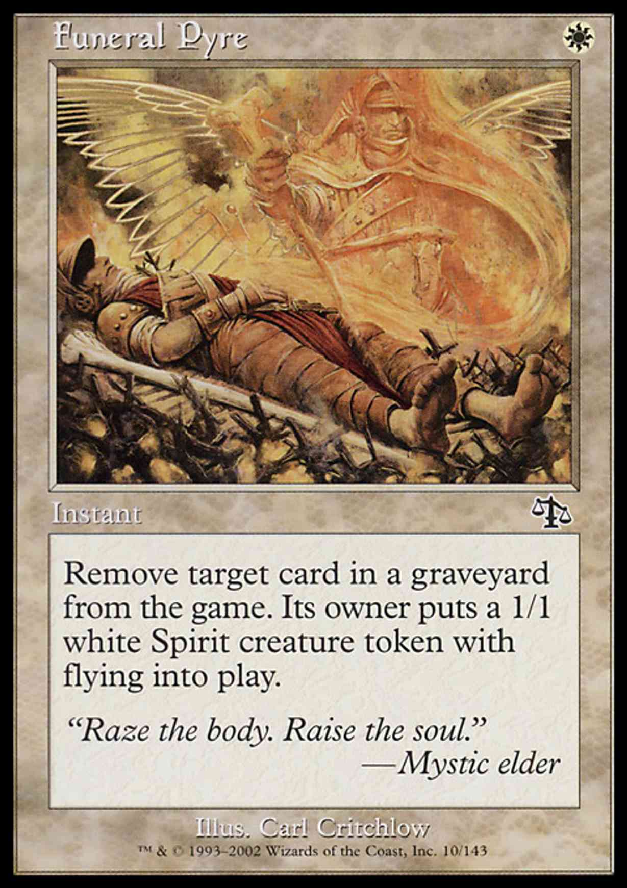 Funeral Pyre magic card front