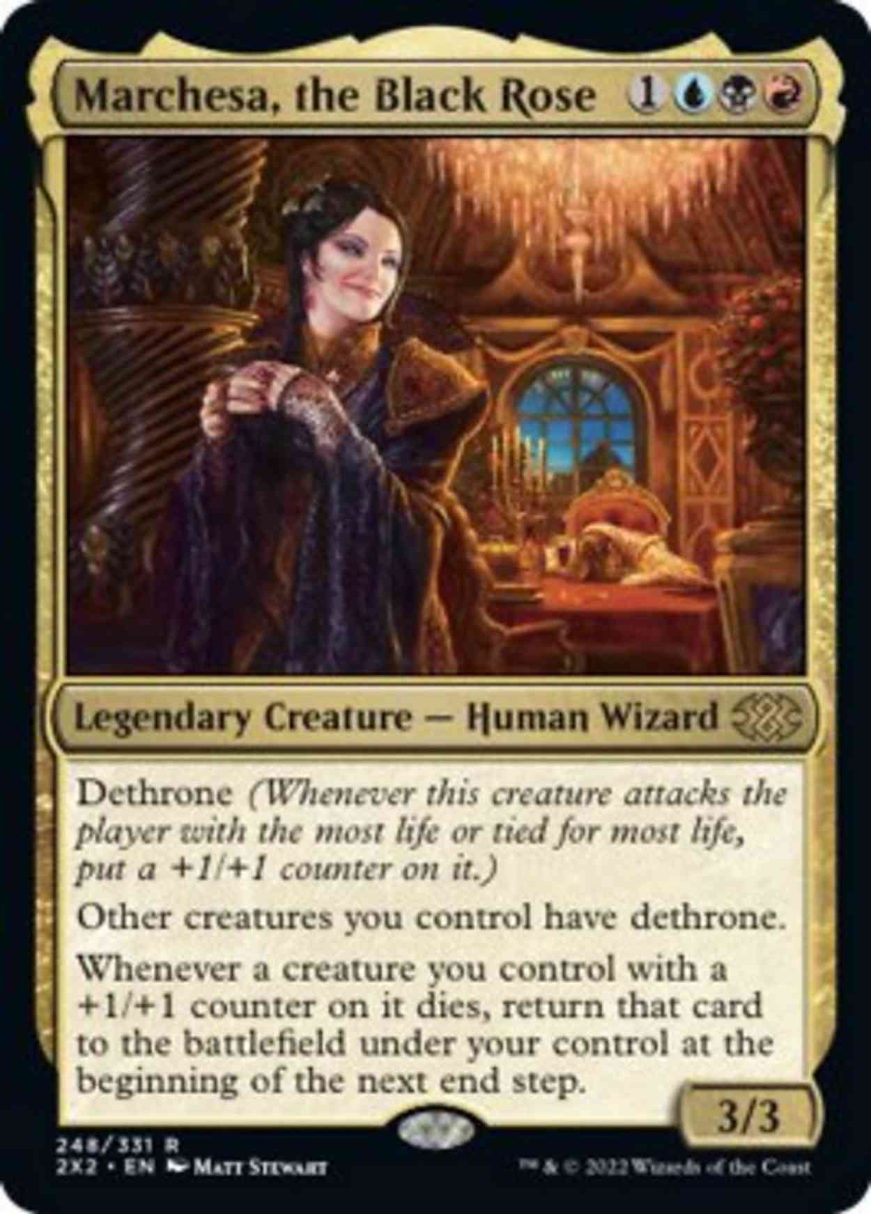 Marchesa, the Black Rose magic card front