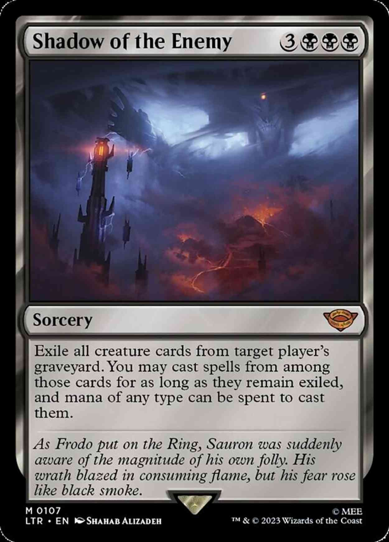 Shadow of the Enemy magic card front