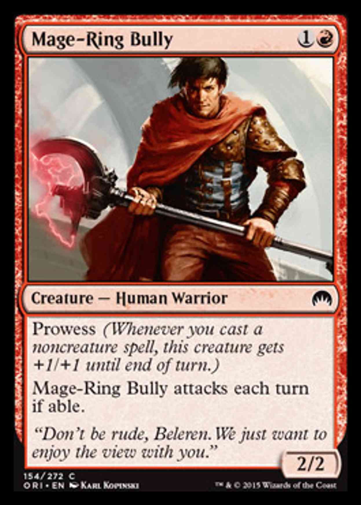 Mage-Ring Bully magic card front