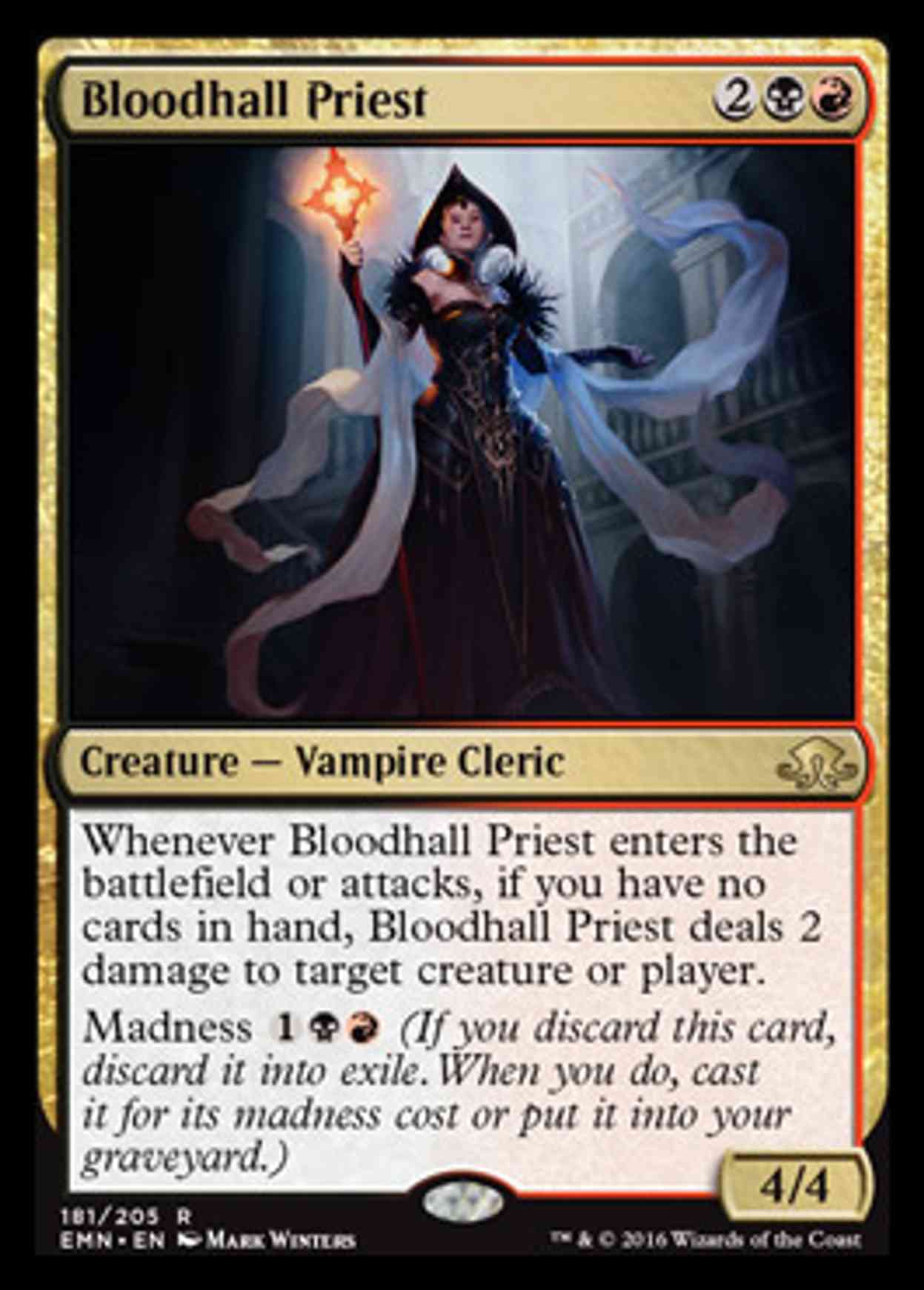 Bloodhall Priest magic card front