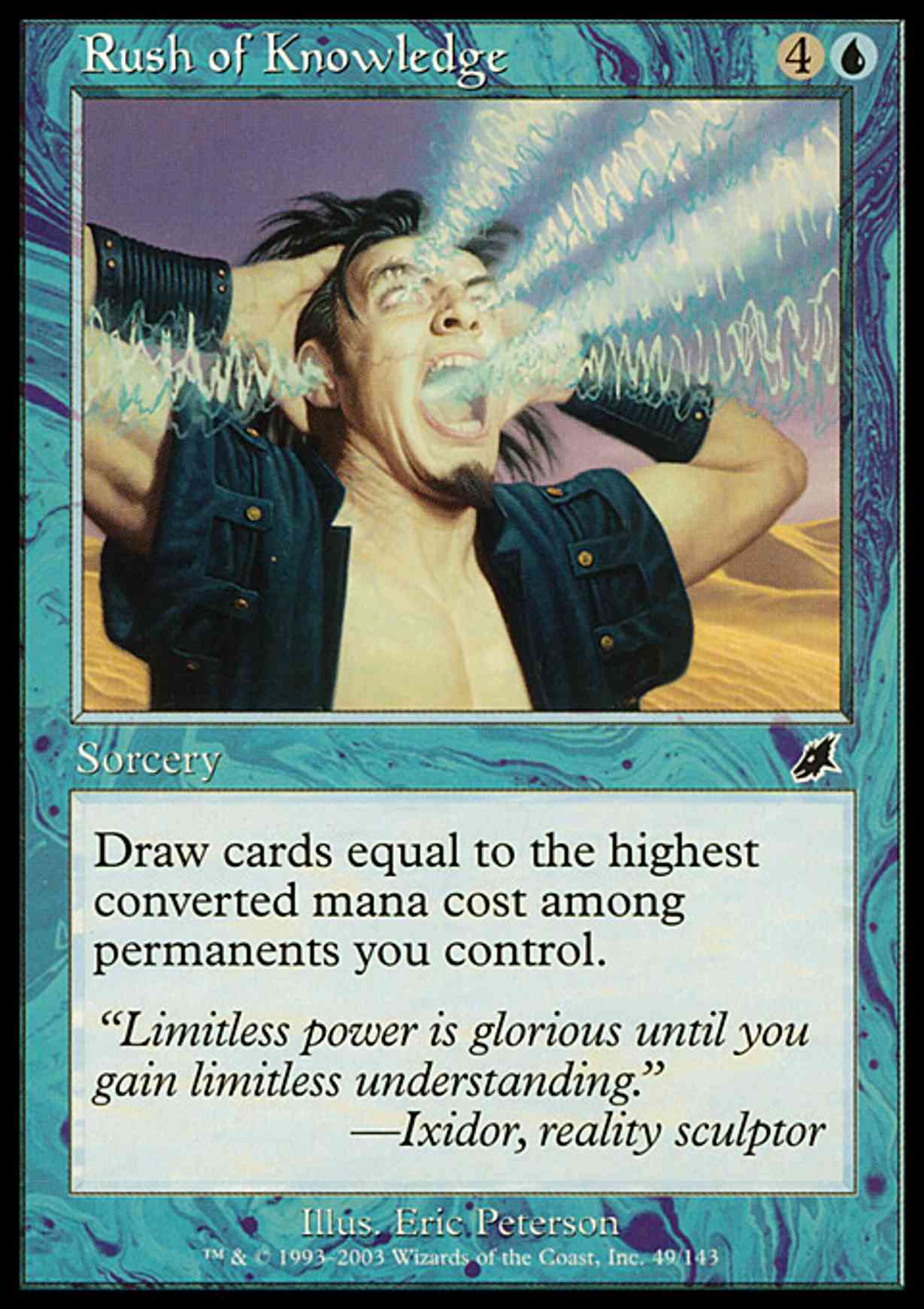 Rush of Knowledge magic card front
