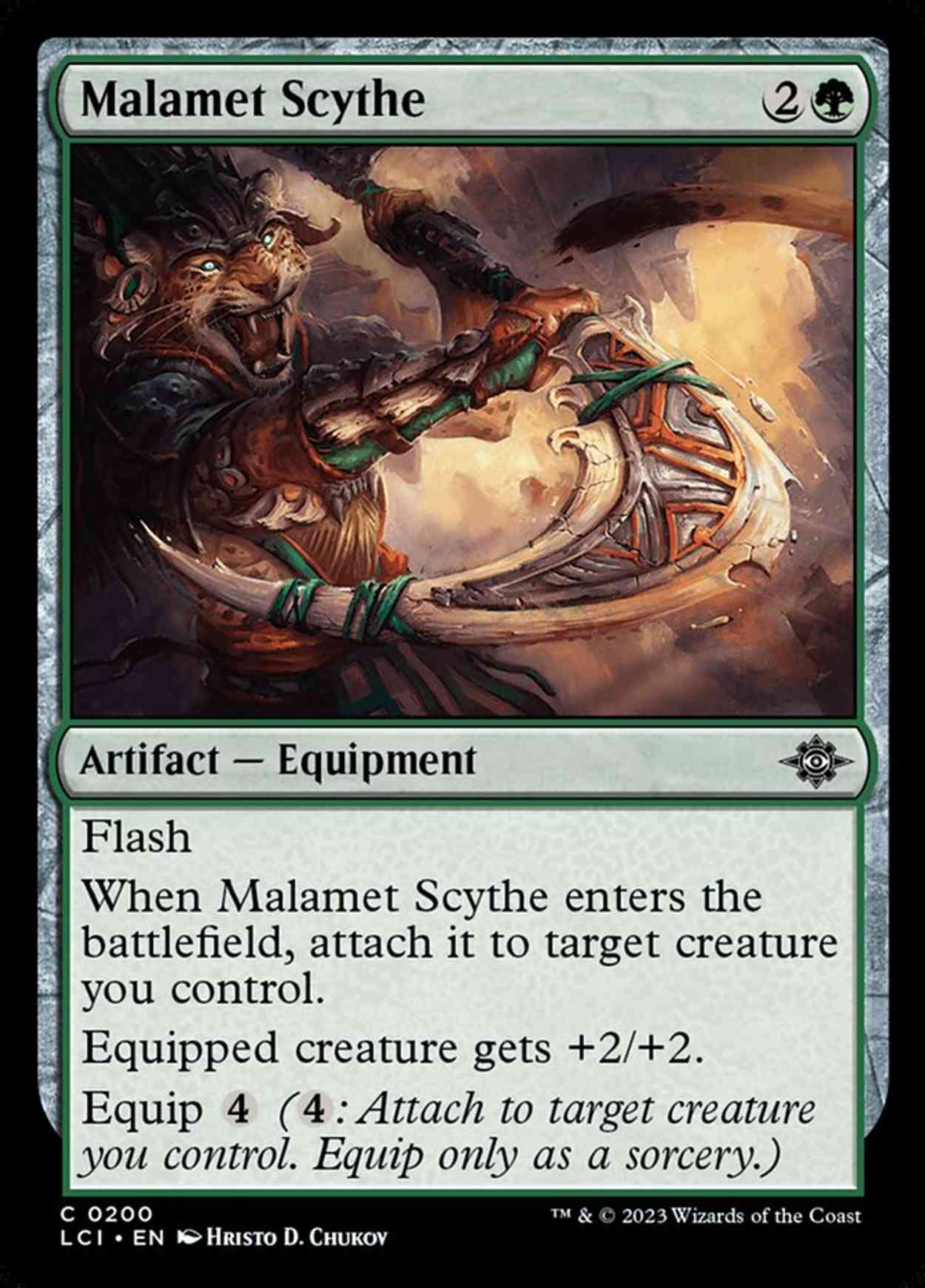 Malamet Scythe magic card front