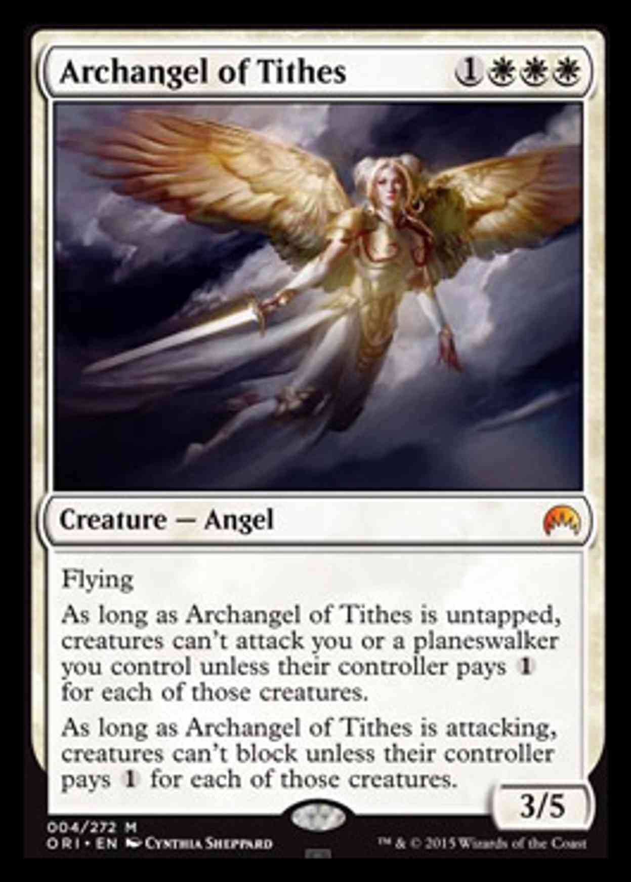 Archangel of Tithes magic card front