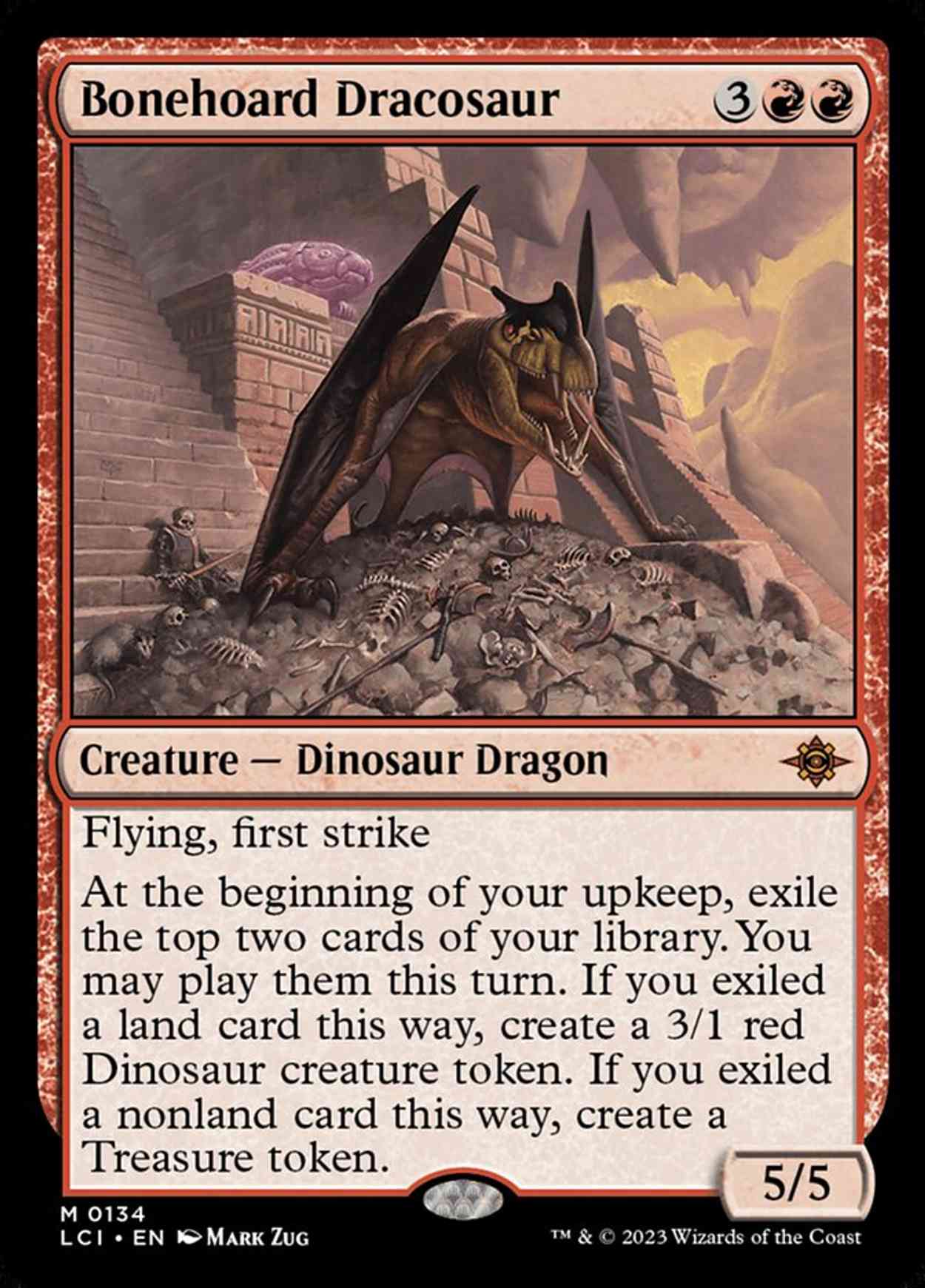 Bonehoard Dracosaur magic card front