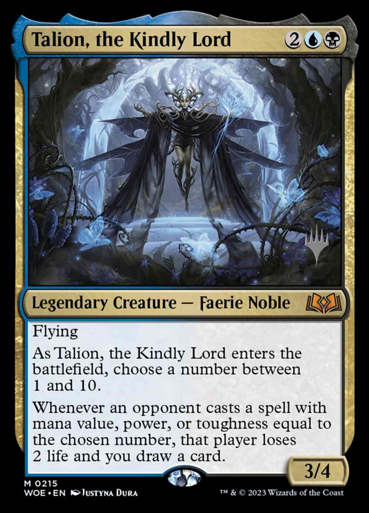 Talion, the Kindly Lord magic card front