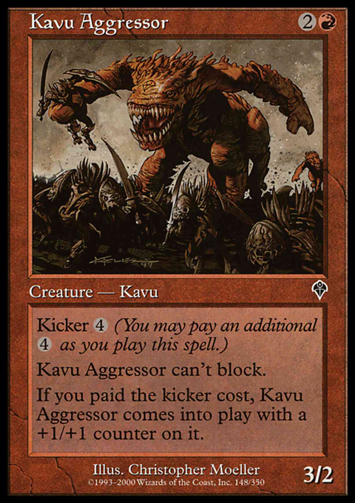 Kavu Aggressor magic card front