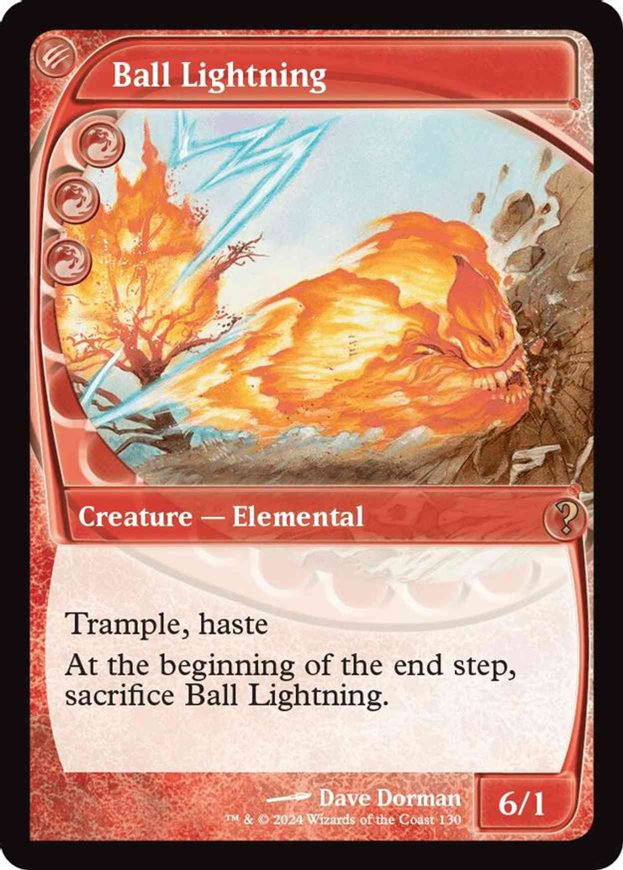 Ball Lightning (Future Sight) magic card front