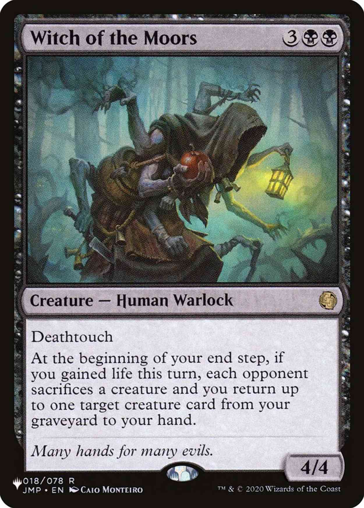 Witch of the Moors magic card front