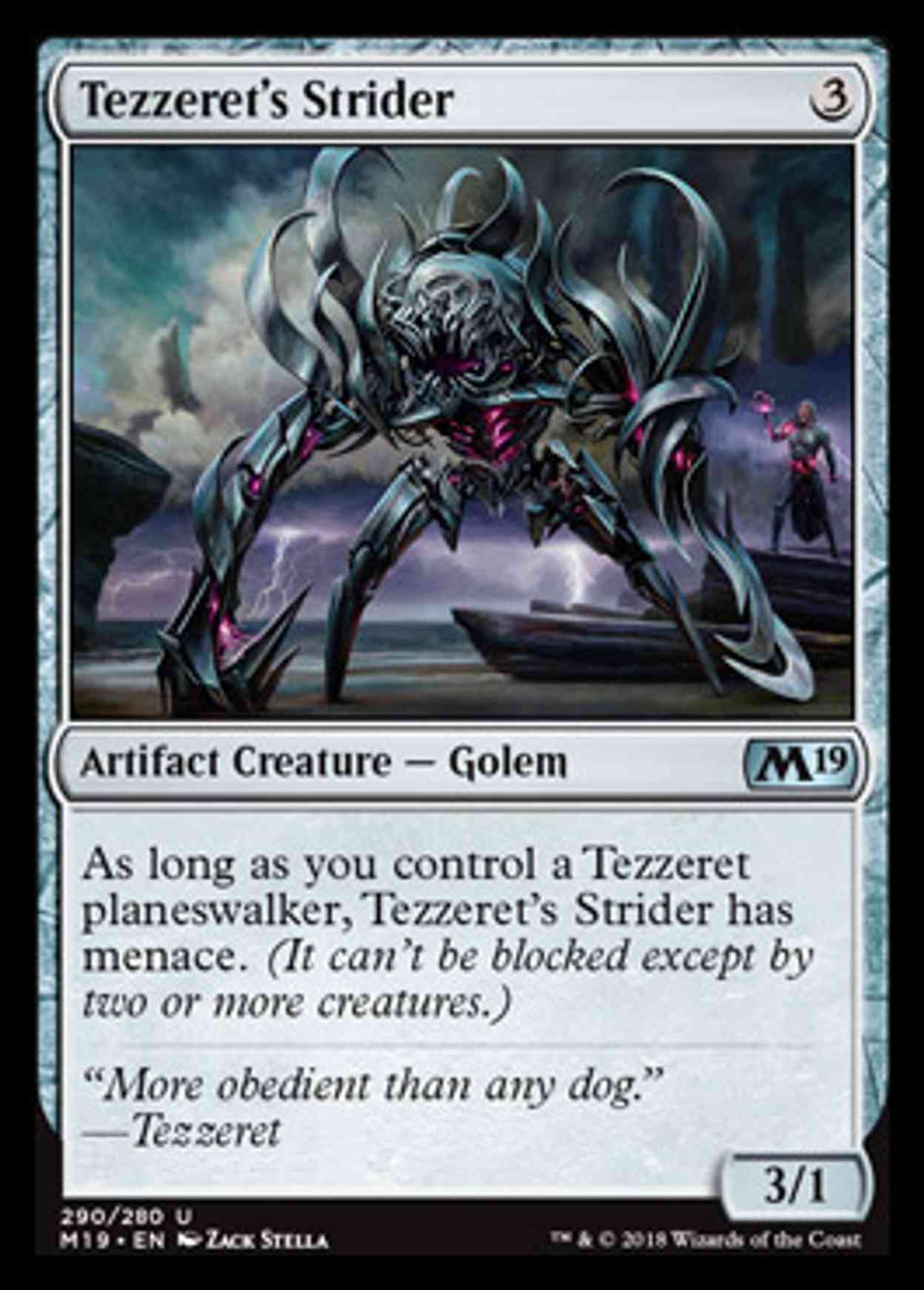 Tezzeret's Strider magic card front