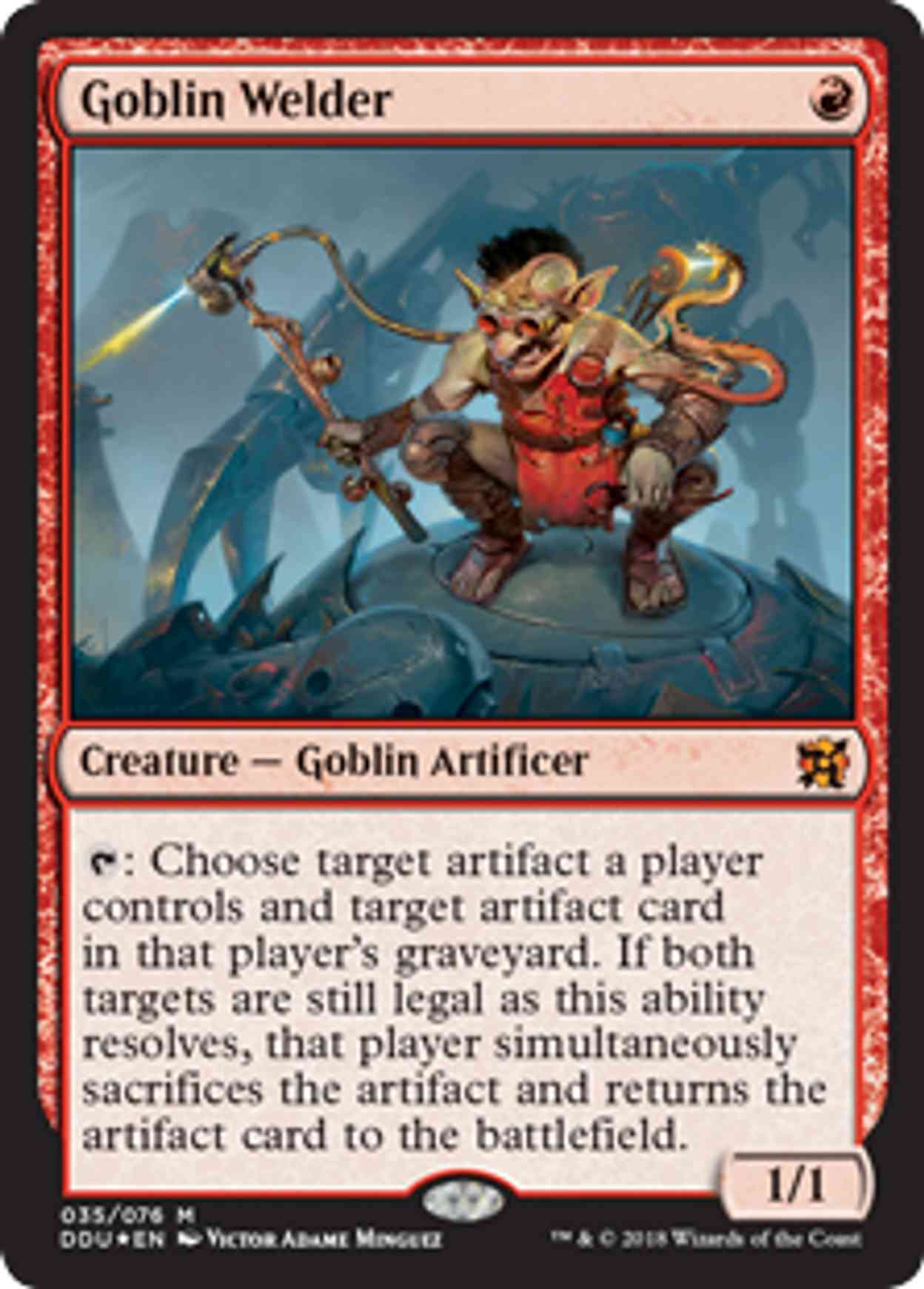 Goblin Welder magic card front