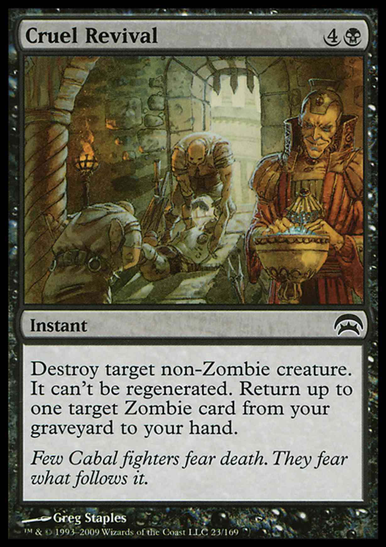 Cruel Revival magic card front