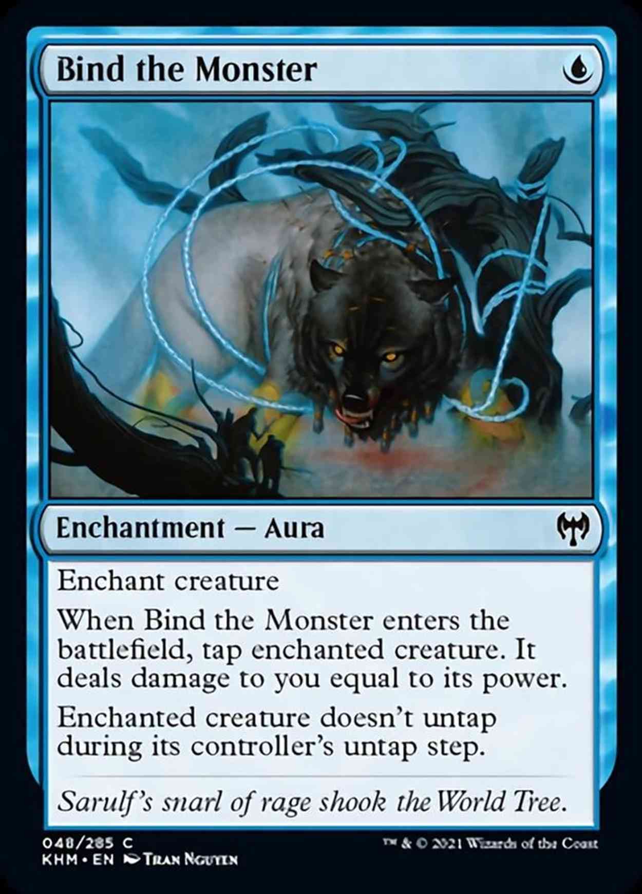 Bind the Monster magic card front