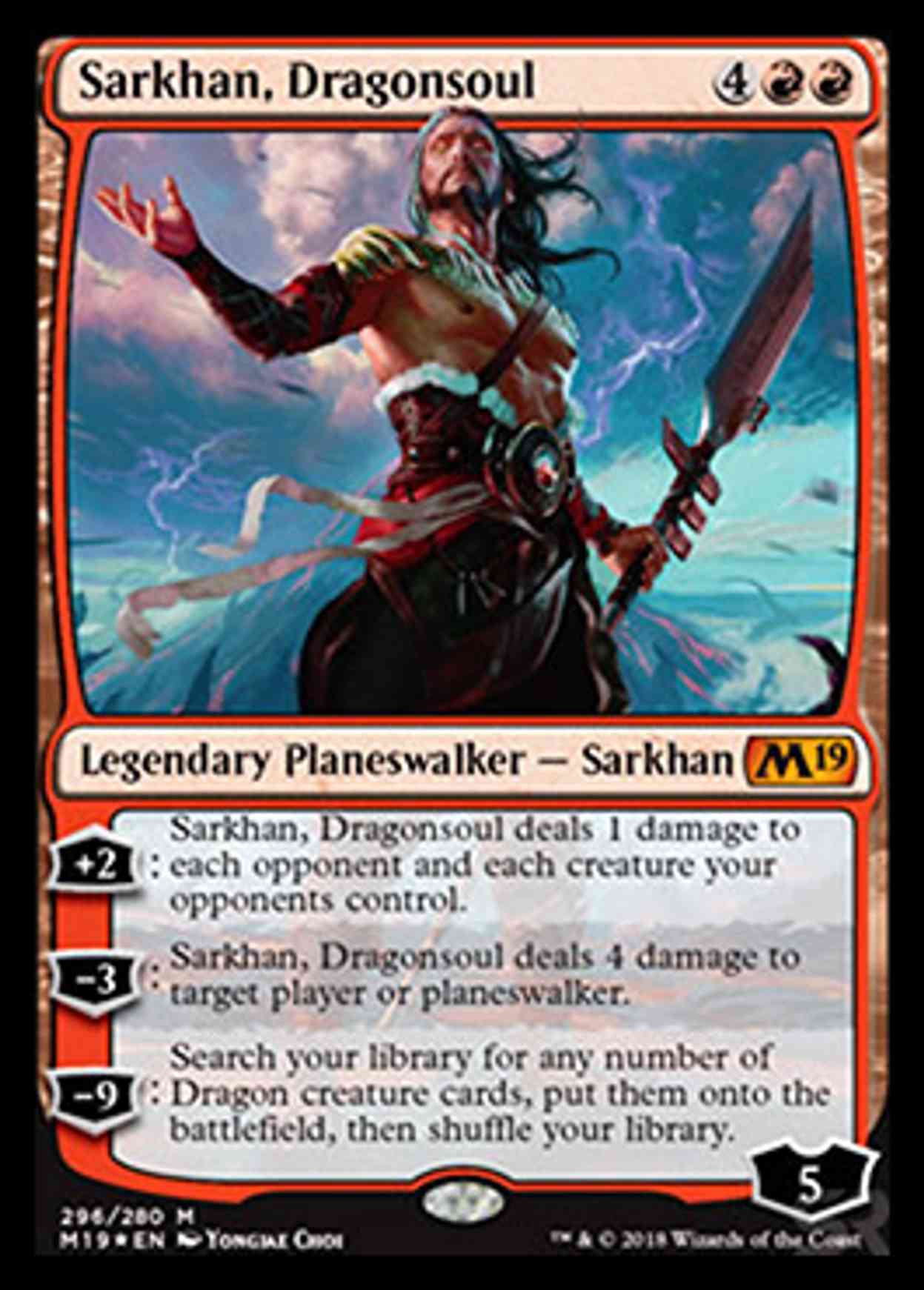 Sarkhan, Dragonsoul magic card front